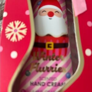 Holiday Stocking Stuffer Hand Cream Scented Santa Nail File Hand Foot Final Sale